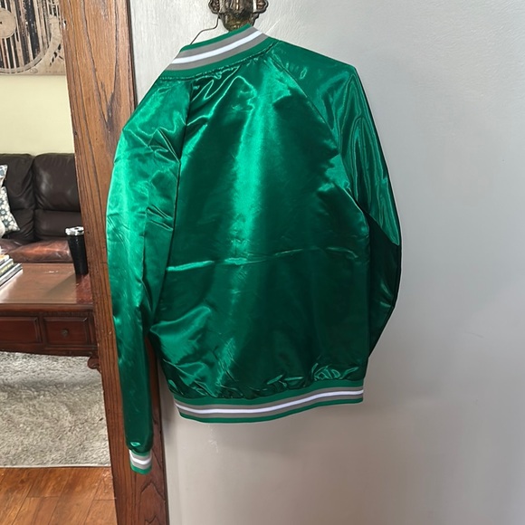 Eagles Green Satin Jacket - Picture 3 of 5